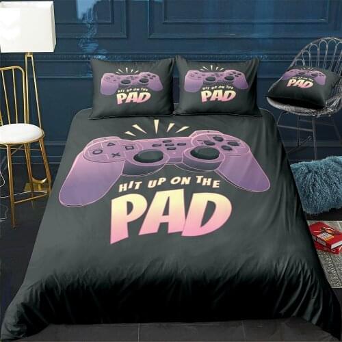 Hit up on the Gamepad Duvet Cover Twin/Queen/King Size Luxury Comforter Bedding Set With Pillowcase Home Bed Decora Dropshipping