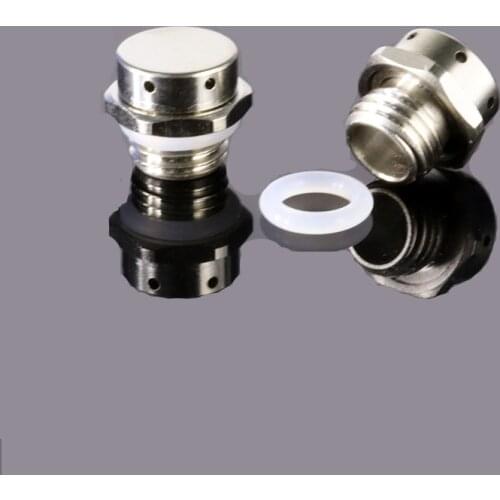 Nickel-plated brass waterproof Air Vent Valve Waterproof nut Exhaust valve breathable nut balance valve