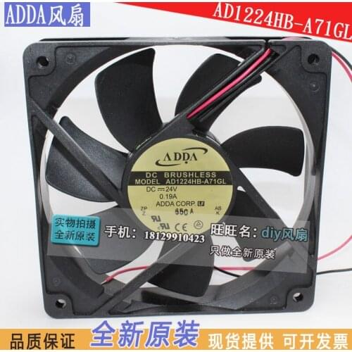NEW ADDA AD1224HB-A71GL 1225 24V 12CM Frequency converter cooling fan