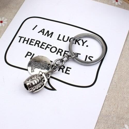 New Fashion KeychainThe Walking Dead Pendants DIY Men Jewelry Car Key Chain Ring Holder Souvenir For Gift Keep calm and kill