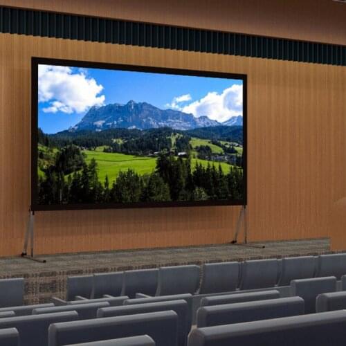 ESF2WF 16:10 Outdoor/Indoor Portable Front Projection Screen Foldable Projection Screen with Carry Bag for Home Theater Backyard