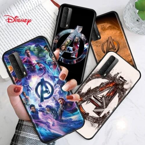 Silicone Cover Marvel Avengers Logo For Huawei Y9S Y6S Y8S Y9A Y7A Y8P Y7P Y5P Y6P Y7 Y6 Y5 Pro Prime 2020 2019 Phone Case