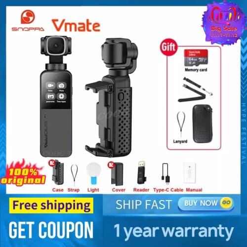 Snoppa Vmate Palm Sized Video Sports Action Camera 4K 3-Axis Handheld Gimbal Stabilizer PK Gopro Hero 7 Yi 4K DJI Osmo Action