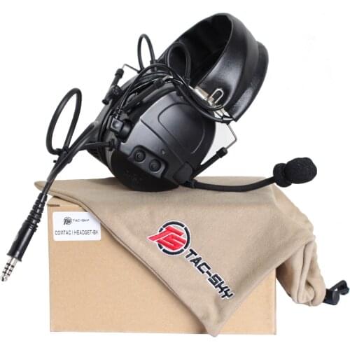 Tactical Earphone TAC-SKY COMTAC I Silicone earmuff version Noise reduction pickup headset