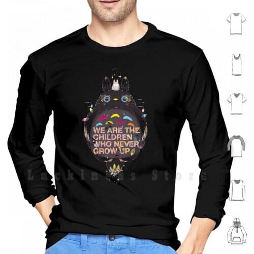 Totoro hoodies long sleeve Totoro Anime Manga Miyazaki Ghibli Japan Pop Nature Dream Cartoon Catbus Nekobus Studio