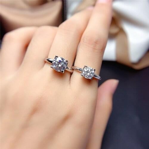 GRA 1.5ct -3ct Moissanite Diamond Lady Wedding engagement Ring High quality jewelry D color VVS Customizable 14K18K gold