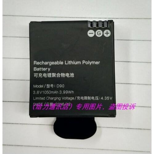 100% new 3.8V 1050mah battery for AEE D90 S90 S91B lyfe battery with phone stander