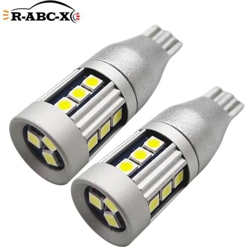 2 Pcs 3030 SMD T16 T15 921 W16W LED Bulb For Car Rear Fog Lamp Backup Reverse Light 6W White 6000K 10V-30V 12V 24V for Audi Q5