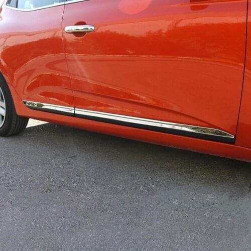 For Renault Clio 5 Chrome Side Door Streamer 4 Pcs. 2019 and After