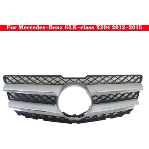 For Mercedes-Benz GLK-class X204 2012-2015 A2048802983 Car styling Middle grille ABS plastic Auto front bumper Center Grille