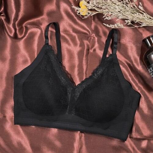 Summer Thin Lace Sport Bra Top Push Up Lingerie Seamless Bra Ice Silk Sports Brassiere Femme Sexy Bh Crop Sujetador Deportivo
