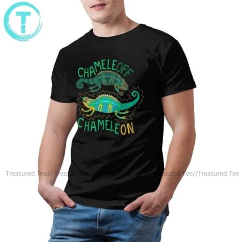 Chameleon T Shirt Chameleoff T-Shirt Awesome Short Sleeves Tee Shirt Man Print Oversize Casual Cotton Tshirt