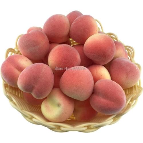 Gresorth 30pcs MINI Artificial Peach Decoration Fake Fruit Home Party Christmas DIY Material - 3.5 cm