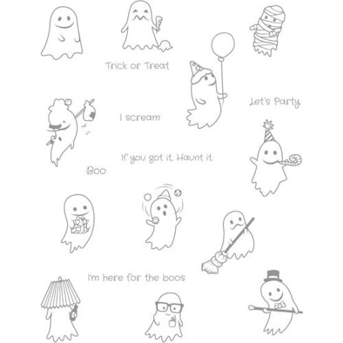Halloween Clear Stamp Or stamp for DIY Scrapbooking/Card Making/Kids Fun Decoration Supplies A047