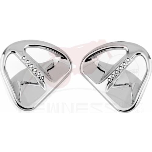 Chrome Martini Air Intake Grills For Honda Goldwing GL1800 Fairing 2001-2011
