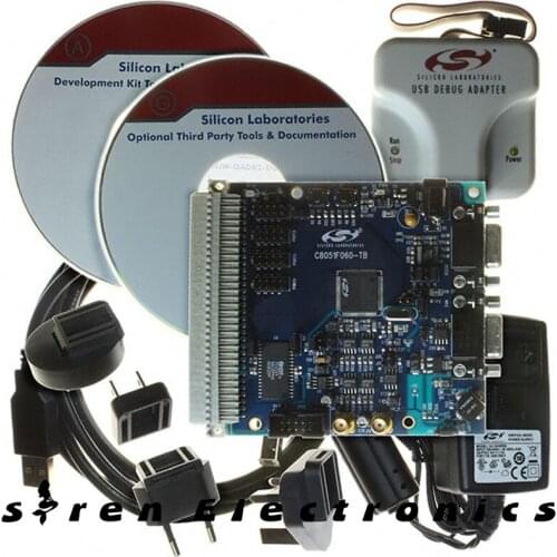 1 pcs x C8051F060DK DEVELOPMENT KIT WITH US POWER SUPPLY Tool Is For Evaluation Of C8051F060 DK C8051F06x - 8051 MCU 8-Bit