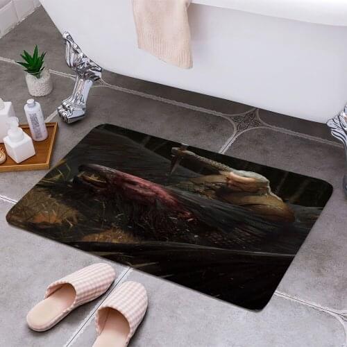 Vesemir 3D Print Doormats Rectangle Non-Slip DoorMat Bedroom Kitchen Entrance Print Door rugs Dropshipping