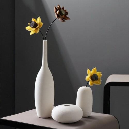 Creative Artware Flower Vase Home Decoration Accessories Living Room Entrance Display Furnishings Dry Flower Arrangement Crafts