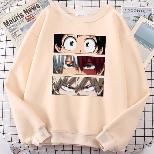 Midoriya Izuku Character Sweatshirt Man My Hero Academia Anime Fashion Man Tracksuit Harajuku Custom High Quality Tracksuits Men