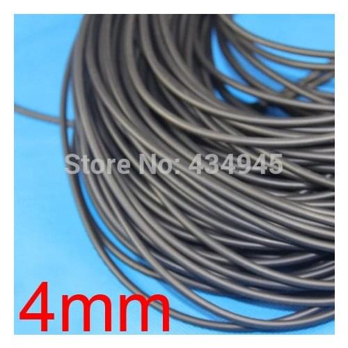 NEW 4mm diameter 10 meters length NBR Rubber Seal strip Nitrile butadiene oil proof Oil Resist rubber strip