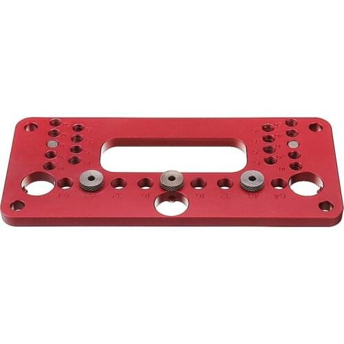 Knob Pull Drill locator Template Adjustable Woodworking Door Handle Drilling Locator Aluminum Alloy Pocket Hole Jig Positioner