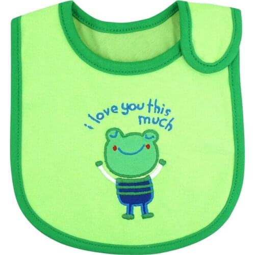 Three-layer Childrens Waterproof Baby Bibs Saliva Towel for Baby Boys and Girls Drool Bibs KF860