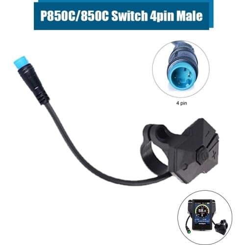 P850C 850C Controller Switch Button Replacements 4PIN Male Female Extension Cable 56cm For Bafang Mid Drive Hub Motor Kits
