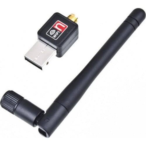 USB Wireless wifi Adapter with 5dB Antenna 150Mbps LAN WiFi Network LAN Card 802.11n/g/b + Antenna C1 for Desktop 802.11b/g/n