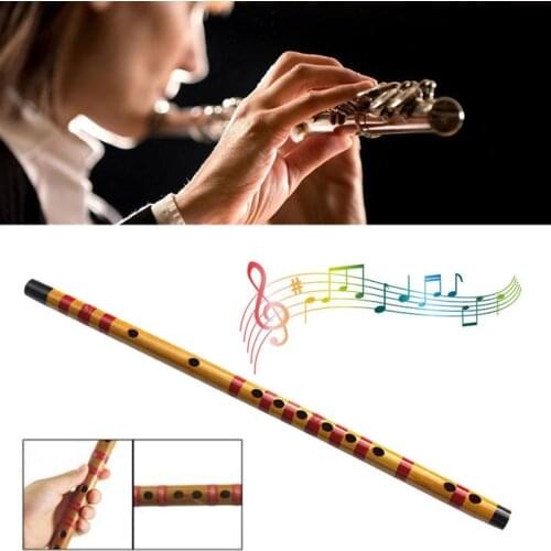1 Pcs Professional Flute Bamboo Musical Instrument Handmade for Beginner Students MC889
