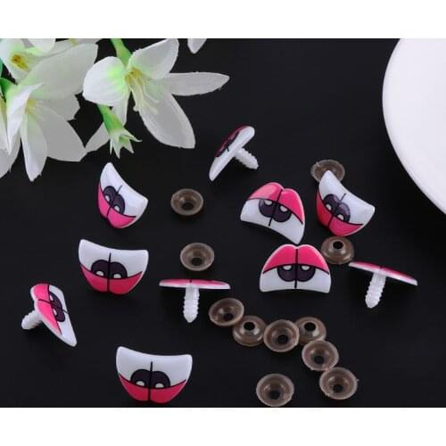 10pcs Cute Cartoon Safety Doll Eyes For Toy Bear Dolls Puppet Stuffed Animal Crafts Children DIY With Washers GXMB