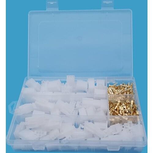 380Pcs 2.8mm Auto Wire Terminal Electrical Connector Male Female Crimp Terminals Housing Shell Hook 2 3 4 6 Pin for Car Boat