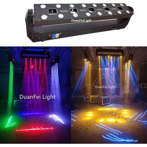 6lot 2020 NEW Product 16x3w Moving head led Beam +Full color 2.5Watt RGB Laser Beam Moving head light