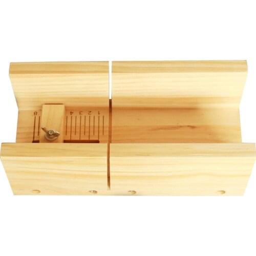 Accurate Soap Cutter Loaf Adjustable Candle Making Beveler With Scale Tools Planer Multifunctional Wooden Box Handmade DIY Tools