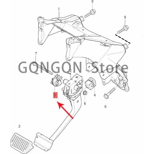 CAR brake pedal sensor 2015-2020vol voxc90 xc60 v90 cross country v90 v60 s90l s90 brake control brake sensor brake pedal contro