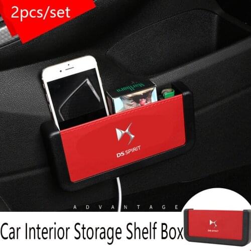 2pcs Auto Car Storage Box for Picasso C2/C3/C4C5/C6/C8/DS3/DS4/DS5/Nemo/C-Quatre Car Storage Bag Car Pouch Bag Car Styling