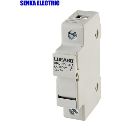 DC1000V 10*38mm Fuse Base Solar System DC 1000V PV Fuse Holder