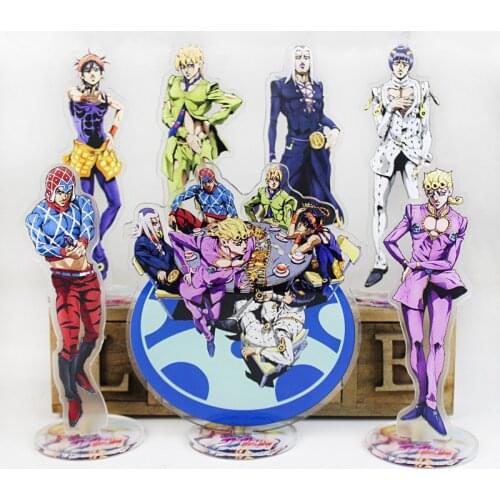 Anime JoJos Bizarre Adventure Acrylic Stand Model Toys Anime Acrylic Stand Collection Action Figure Toys High Quality DIY Toy