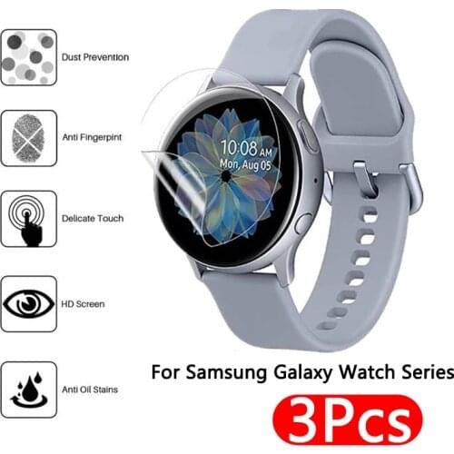 Hydrogel Protective Film for Samsung Galaxy Watch 3 for Galaxy Watch Geat S2 S3 Screen Protector for Watch Acitve 2 (Not Glass)
