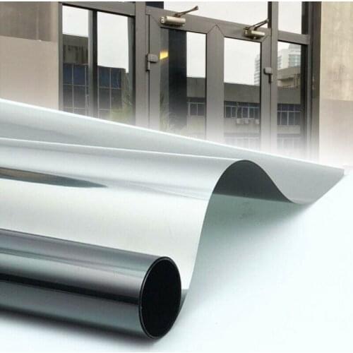 Insulation One Way Mirror Glass Film Privacy Self Adhesive Residential DIY Window Film Heat Control Glare Anti UV Window Tint