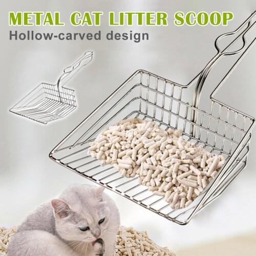 Cat Litter Scoops Metal Deep Sholve Sifter Litter Scoops Durable Scooper WXV Sale