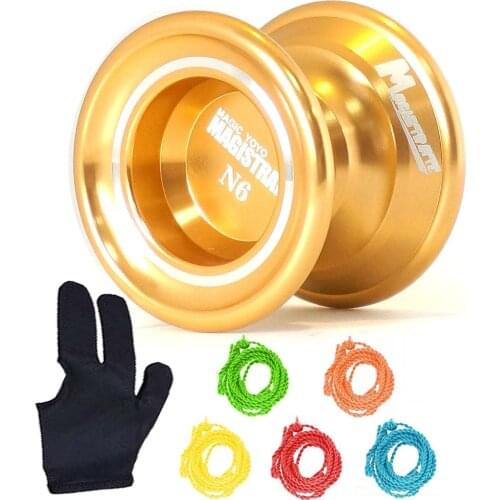 MagicYOYO Magic YoYo N6 Glod Aluminum Professional Alloy YoYo Ball (Assorted Colors)