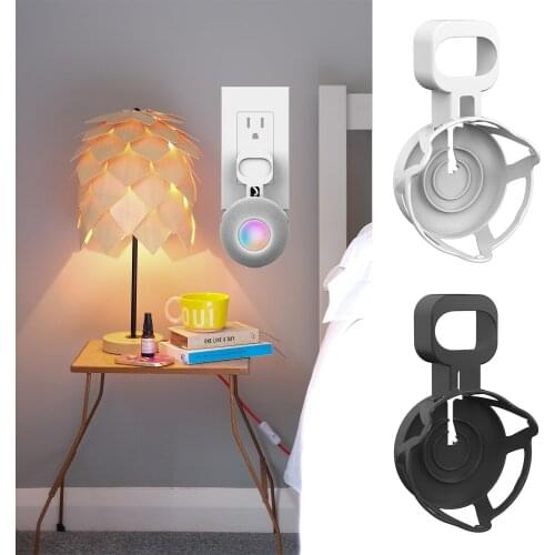 Outlet Wall Mount Stand For HomePod Mini Smart Speaker Outlet Cable Manager Holder Bracket For Home Pod Mini(Only For UK EU)