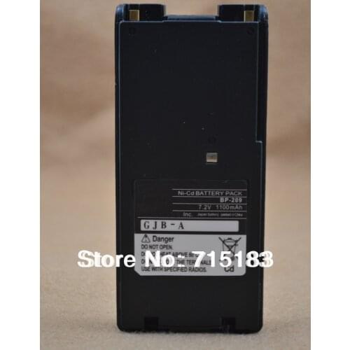 BP-209 7.2V 1100mAh Ni-cd Battery Pack for ICOM IC-A6 IC-A24 IC-V8 IC-V82 IC-U82 two way radio battery for walkie talkie