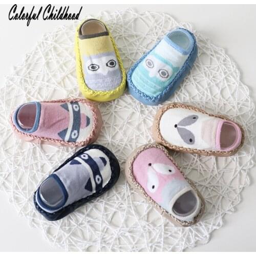 Newborn Socks Baby Girl and Boy Cartoon Animal Socks Non-slip Soft Bottom Toddler Infant Floor Socks for 6~24 months