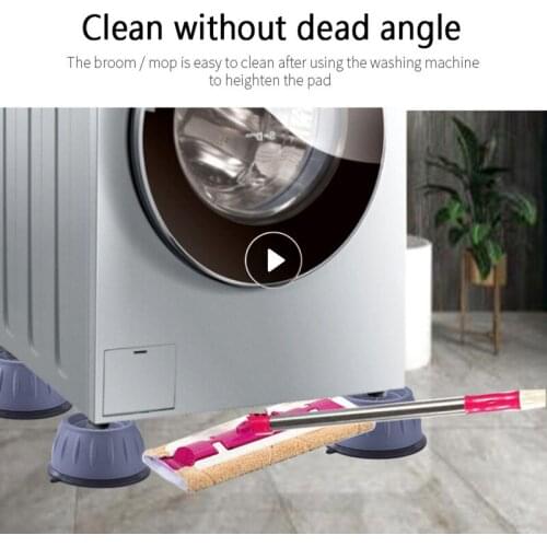 Strong Washing Machine Universal Fixed Rubber Mat Anti Vibration Feet Pads Laundry Washer Dryer Refrigerator Feet Fixed Pads