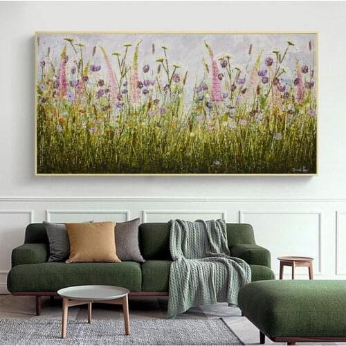 Nordic Abstract Flowers Wall Art Canvas Prints Green Plant Posters And Prints Modern Canvas Paintings For Bed Room Wall Cuadros