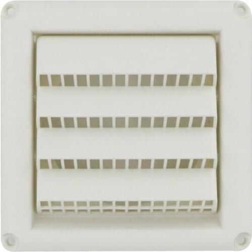 White Plastic Louvre Air Vent Grille For Air conditioner fresh air ventilation system etc Fixed sheet exhaust grille
