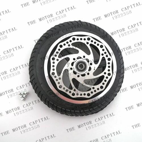 High quality 10x2 54-152 tyre inner tube rims hub With disc brake fits electric scooter balancing car 10x2 tyre wheel