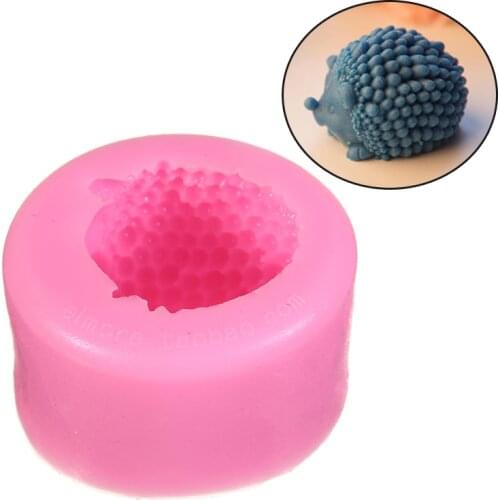 1 Piece Hedgehog Silicone Mold Candle Cake Molds Handmade Soap Candle Cake Chocolate Decorating Mould DIY Making Craft