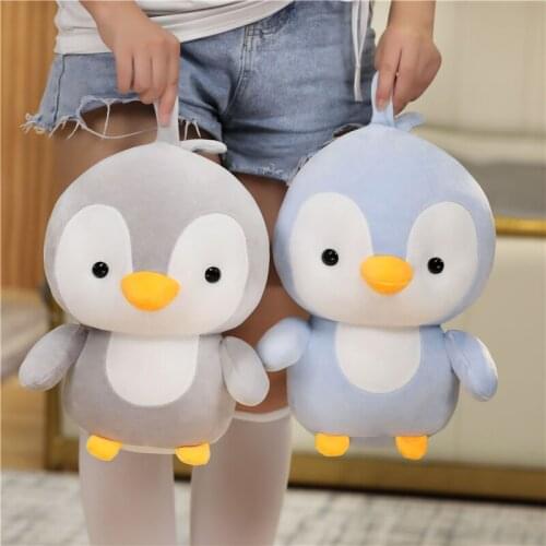 1pc 35/45/55cm Kawaii Couple Soft Penguin Plush Toys Stuffed Animal Pillow Lovely Penguin Dolls Baby Girls Valentines Xmas Gift